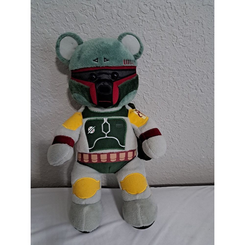 Build A Bear Star Wars Boba Fett The Original Mandalorian Plush Rare Retired BAB